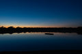Sunrise on Crusoe Reservoir