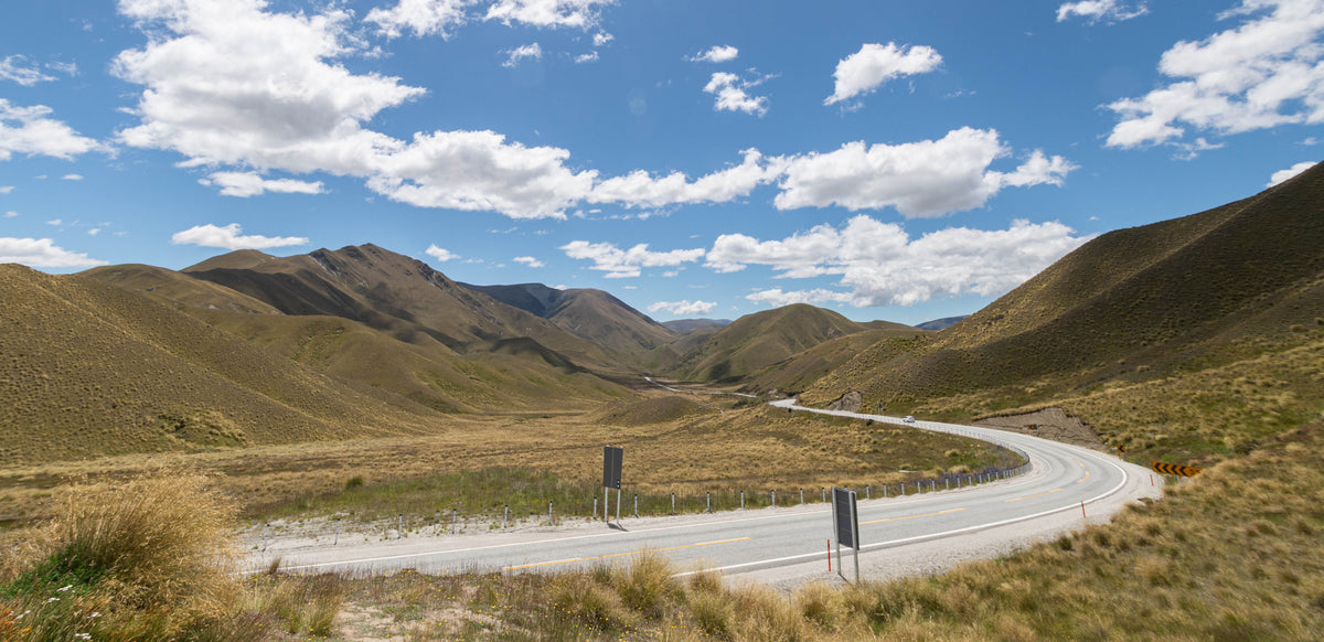 The Road Through Lindis Pass